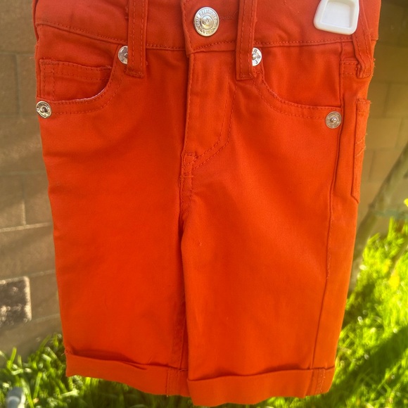 True religion 2t Orange Shorts girls - Picture 1 of 5